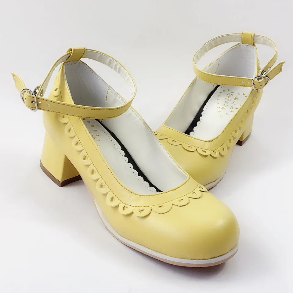 yellow party shoes