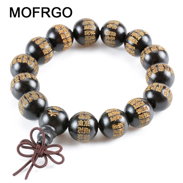 Fashion Natural Jewelry High Quality Buddhist Prayer Beads Bracelets Fashion Natural Jewelry High Quality Buddhist Prayer Beads Bracelets Great Compion Mantra Ebony Buddha Bracelet Men