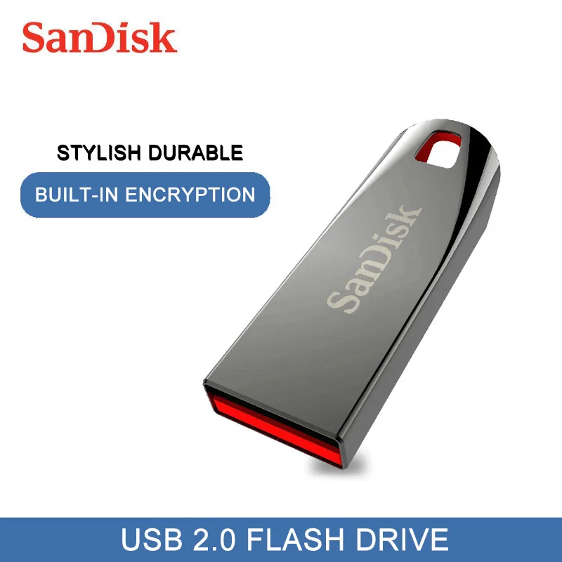 100% Оригинальный SanDisk CZ71 32 Гб USB флеш накопитель 64 ГБ Флешка 2 0 карта памяти 16