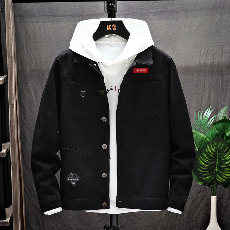 Harajuku style shipping Japanese men embroidery jacket Hip Hop Streetwear 5XL jacket coat autumn jacket 2019 clothes new