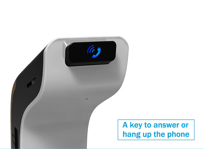 YASOKRO Bluetooth автомобильный набор, Handsfree, FM передатчик, Беспроводной музыка MP3 плеер Поддержка TF-карты/U диск HD обнаружения напряжения дисплей