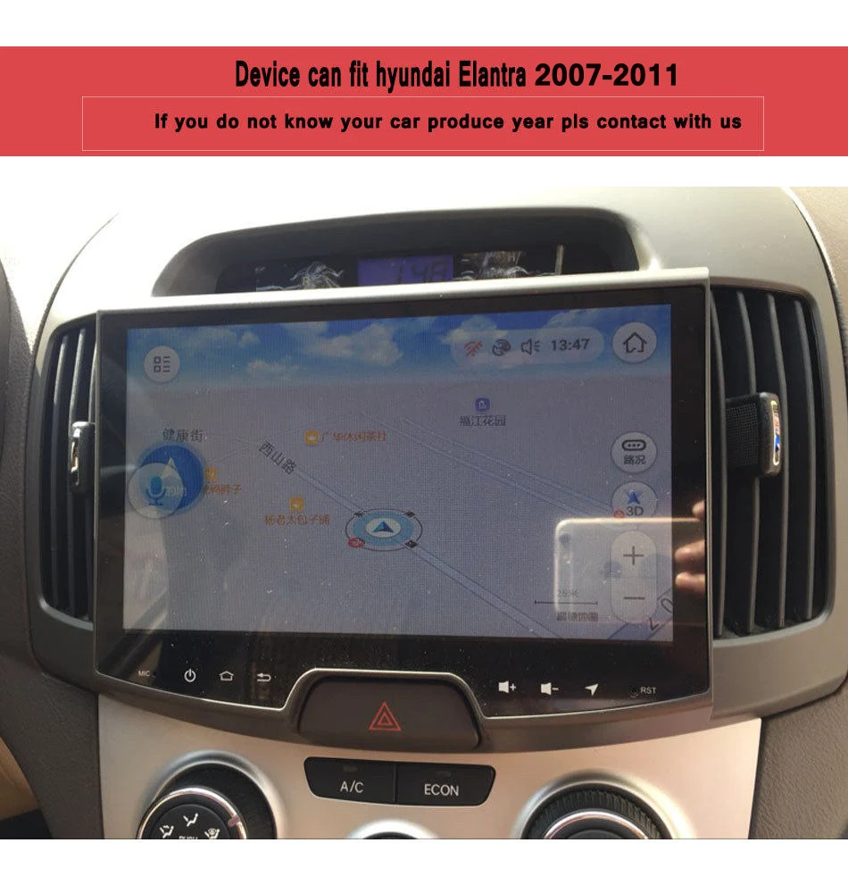 Discount Android 9.0 Car DVD GPS for HYUNDAI ELANTRA (2007-2011) Mirror Link 4GB RAM auto multimedia Stereo HEAD UNITS SAT nav 3/4G 8core 1