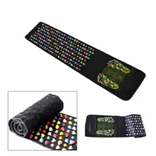 Медиалветка красочный пластиковый Массажный коврик для ступней акупунктурный Булыжный Коврик для йоги 175*35 см YF2017 боди лечение