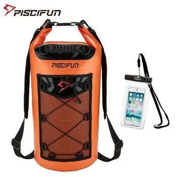 

Piscifun Waterproof Dry Bag Backpack Men Women Fishing Boating Kayaking Surfing Rafting Swimming with Phone Case 10L 20L 30L 40L
