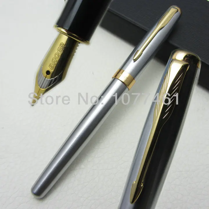 BAOER 388 silver and golden clip Fountain Pen B1001 | Канцтовары для офиса и дома