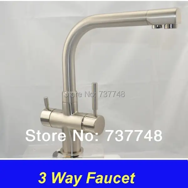 Euo Popular Franke Style Three Way Taps Water Filter Tri Flow