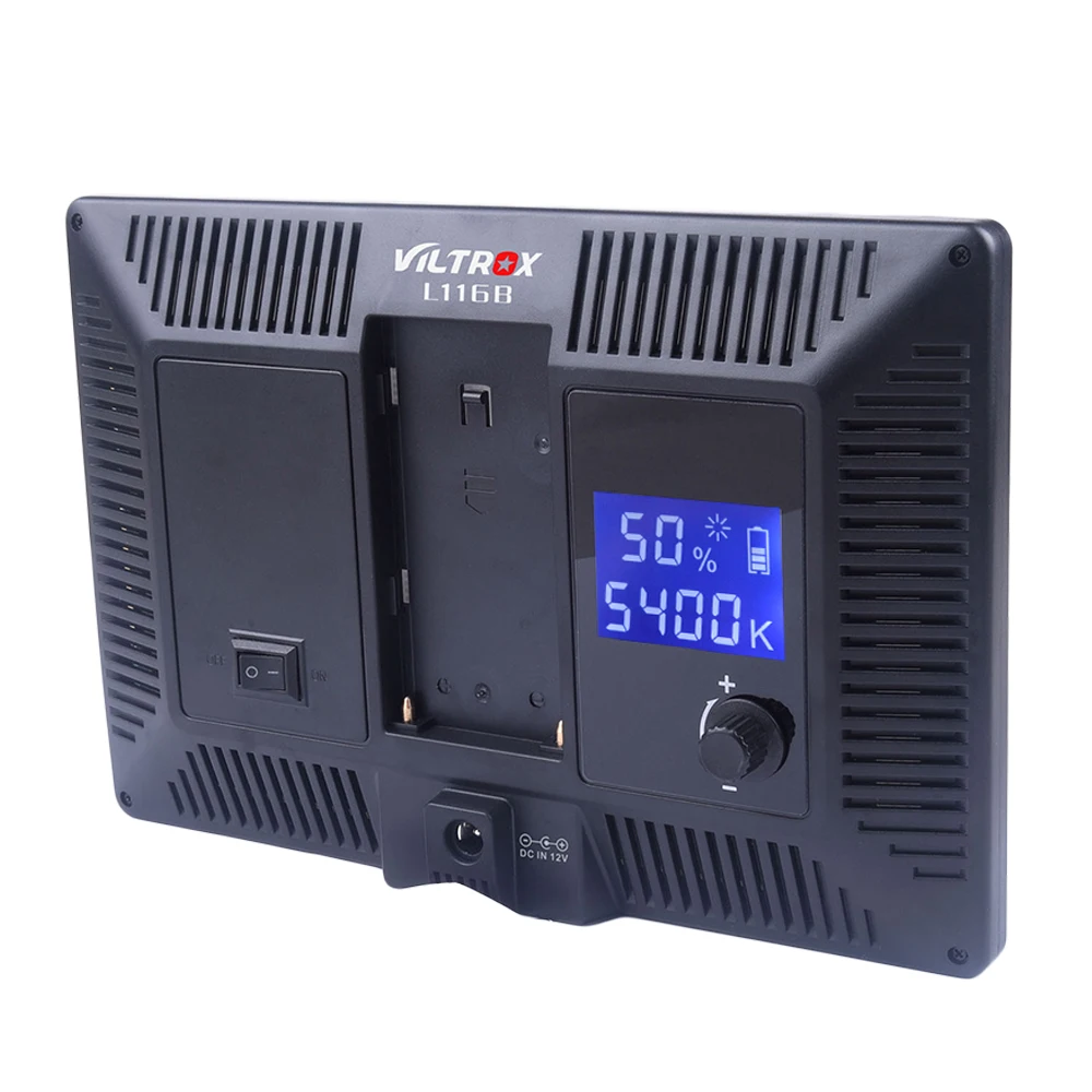 Viltrox L116B камера Супер тонкий ЖК дисплей с регулируемой яркостью студийная