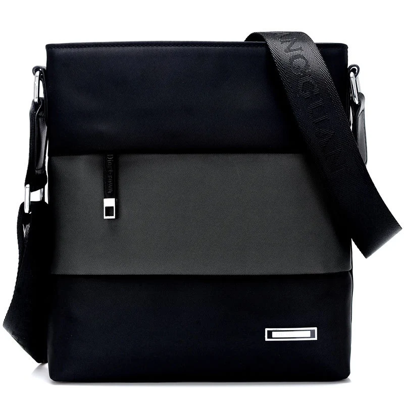 

ONEFULL Vogue Shoulder Bag men zipper Business Briefcase Men Messenger Bags Office Work Canvas Casual Travel Shoulder bags Brand