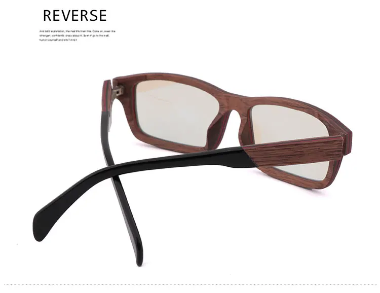 Новые ретро деревянные очки со сменными линзами, деревянные очки для мужчин и женщин, модный дорожный синий светильник