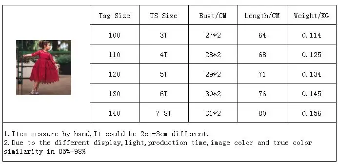 Детские платья для девочек на осень и зиму, вечерние кружевные платья принцессы, Детская школьная одежда Детская одежда Одежда для девочек, размер 6T