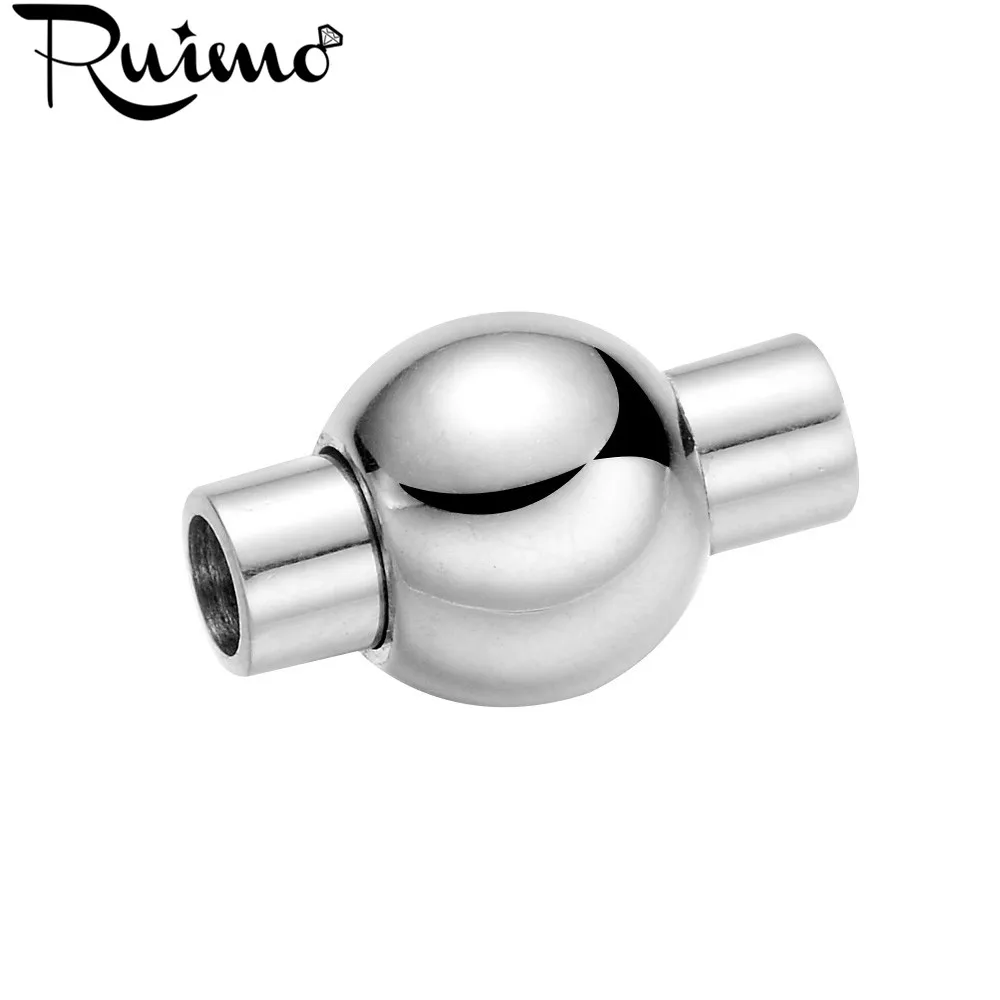 Полированный магнитный крючок RUIMO из нержавеющей стали 316l размер отверстия 3 мм