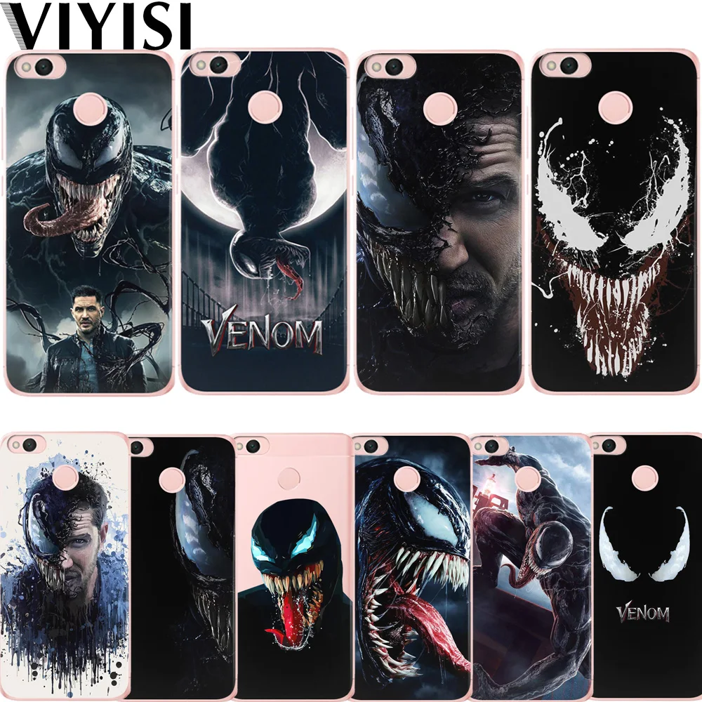 

Marvel Venom Phone Case For Xiaomi Redmi Note 5A mi 8 Coque 4X 6 4 4A Mi6 A1 5X Fundas Etui TPU Solicone Back Carcasas Cover