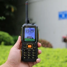 M2 Dual SIM UHF Walkie Talkie wireless free PTT external FM power bank Facebook Rugged big sound 3D speaker cell phone P156