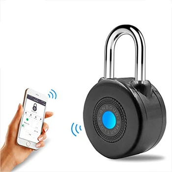 

Bluetooth Smart Lock Anti Theft Alarm Lock for Cycling Motorycle Door with APP Control