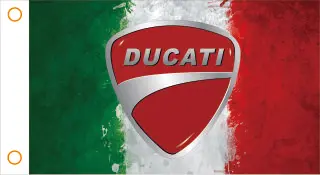 

Motorcycle flag DUCATI Banner 3ftx5ft 100% Polyester 03