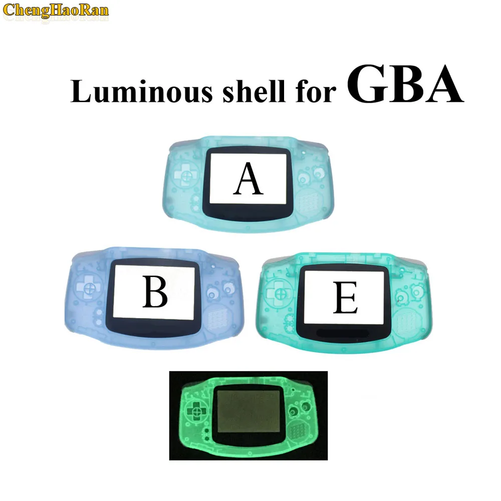 20 цветов светящийся сплошной цветной сменный корпус чехол для nintendo Gameboy Advance для GBA по Заводской Цене 1x
