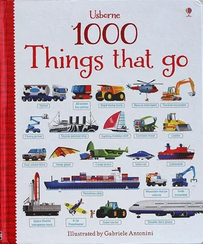 

Usborne 1000 things that go word learning board book famous picture for kids boys girls gifts Books children early education