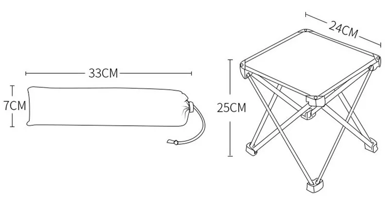 Ультра-легкий складной маленький стул подходит для рыбалки кемпинга туризма пикника Водонепроницаемый 900D прочный алюминий сплав