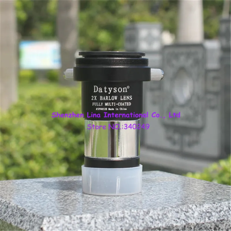 

Datyson 1.25 Inches 2X Extender 2 Times Barlow Mirror Aluminum Alloy Optical Glass Lens Coating Telescope Accessories 5P0052E