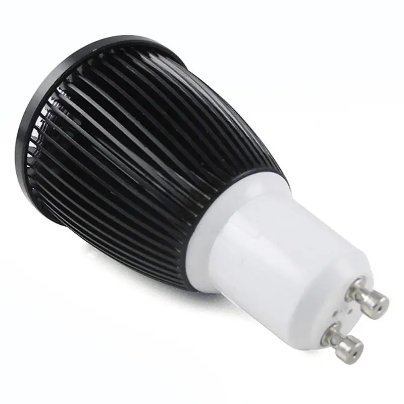 50 * DHL Супер яркая диммируемая GU10 COB 9W 12W 15W Светодиодная лампа AC110V 220V Прожектор