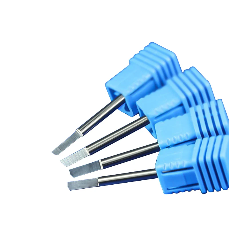 

1PC 3.175 mm SHK A Series Haft Straight Router Bits CNC Cutter One Flute Cutting Tools Engraving Bit Work on PVC/Wood Machine