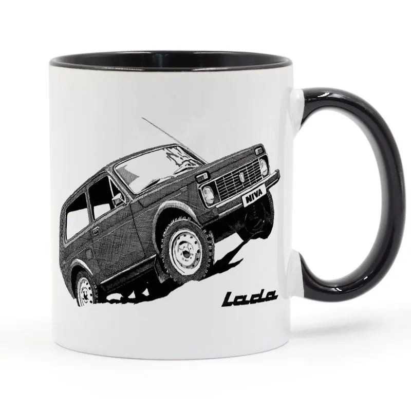 

Russia Classic Car Lada Niva 4X4 Off Road Coffee Mug Creative Gifts 11oz GA1545