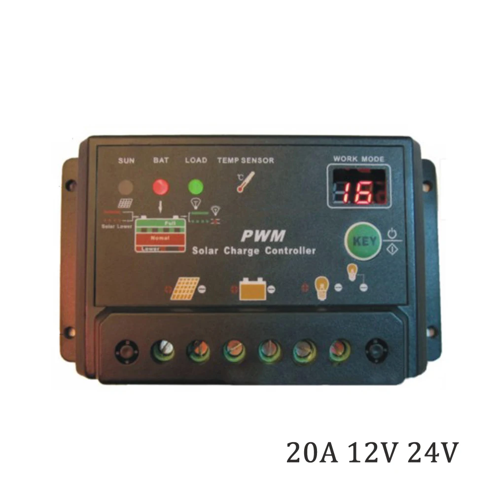 20A 12V 24V Battery Charger Solar Panel SCL-20A solar cell Street Lamp | Обустройство дома