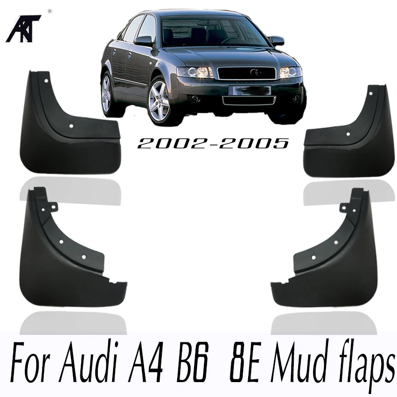 Автомобильные Брызговики для Audi A4 B6 2002-2005 8E Брызговики набор литой брызговик крыло брызговиков Стайлинг 2004 2003