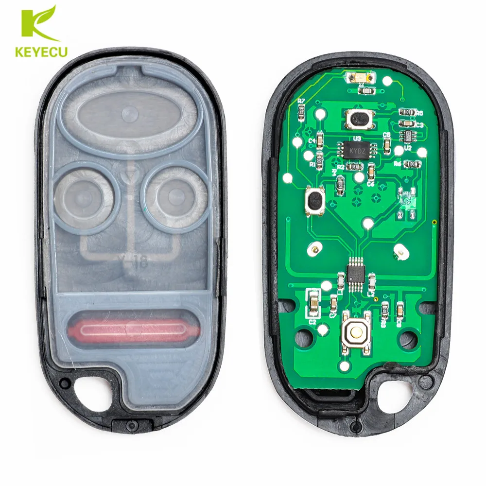 KEYECU Replacement 2+PANIC Button KEYLESS REMOTE FOB TRANSMITTER for HONDA CIVIC 1996-2000 ACCORD 1994-1997 FCC ID: A269ZUA106