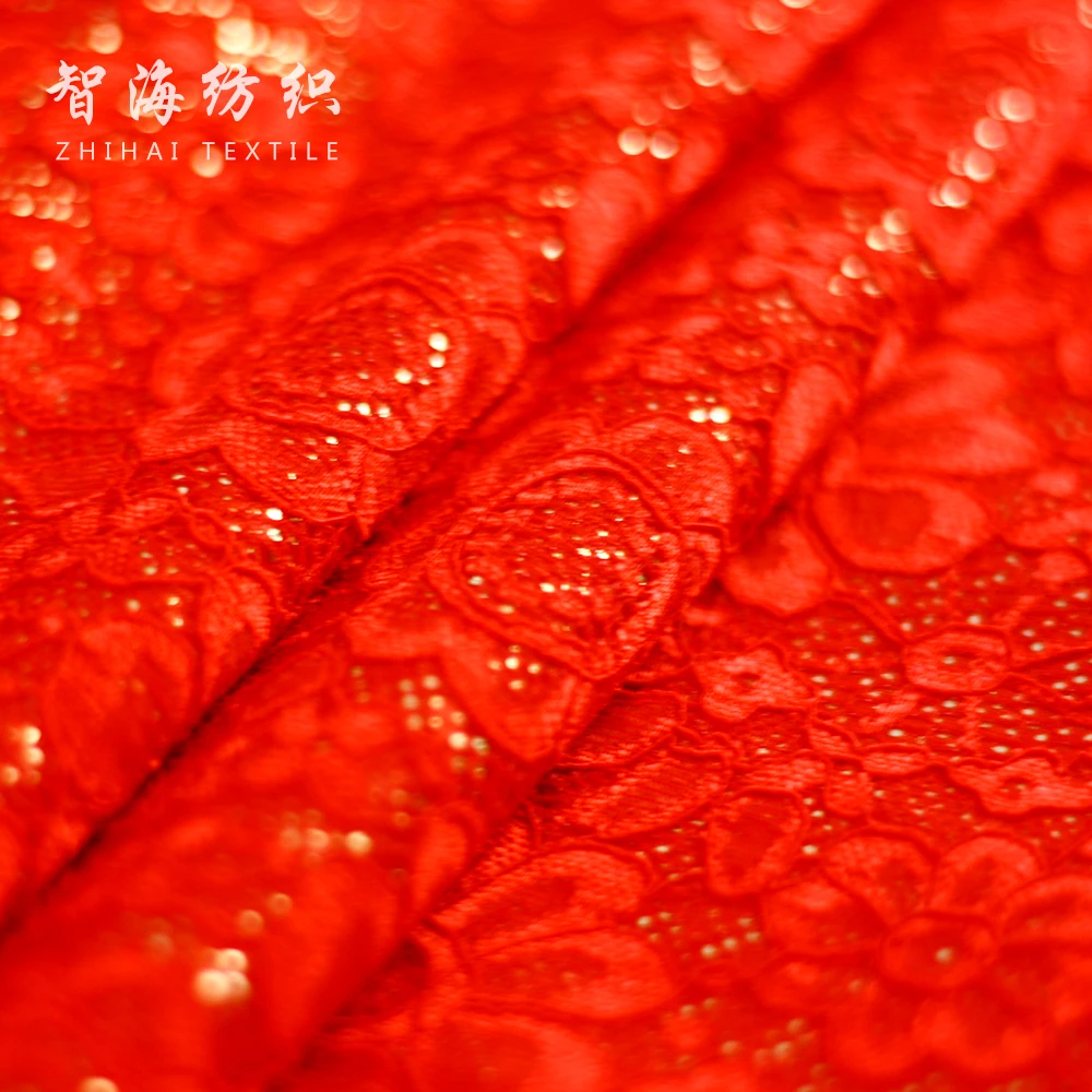 

Bazin Riche Getzner Free Shipping New Pure Red Rice Yellow Polyester Fiber Lace For Wedding Fashion Dress And Cheongsam Fabric