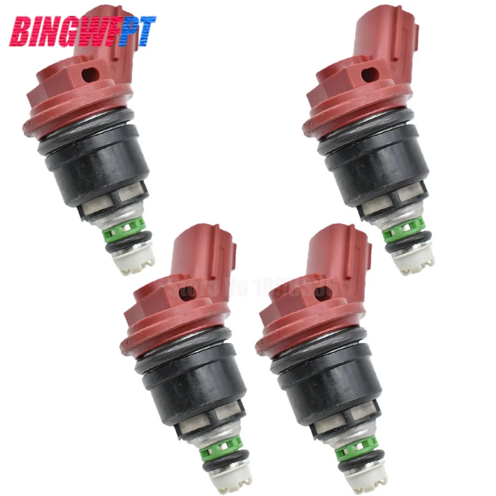 4pcs Fuel Injectors For Nissan Infiniti 2.0L 3.0L Z32 SR20 Ka24de 16600 53J03 16600 53J00 16600
