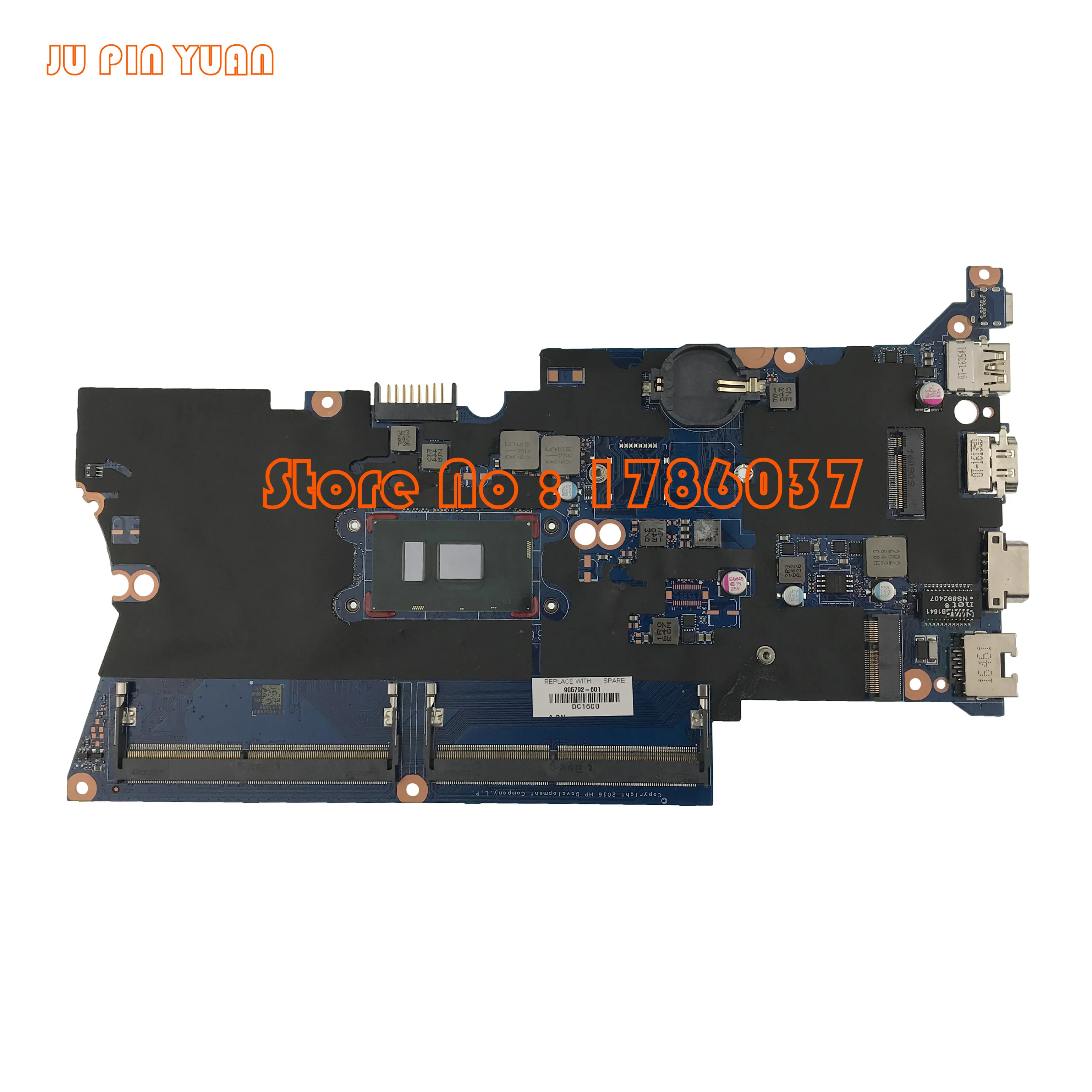 JU PIN юаней 905792-001 905792-501 905792-601 для hp 440 G4 430 G4 серийная материнская плата для ноутбука I3-7100U 100% полностью протестированы