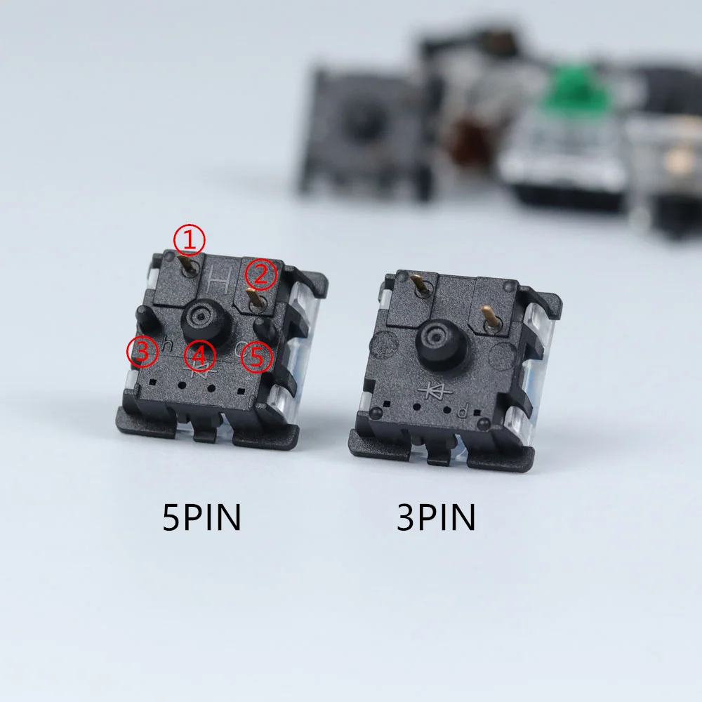 desktop computer keyboard Gateron mx switch 3 pin and 5 pin transparent case mx green brown blue switches for mechanical keyboard cherry mx compatible soft keyboard for pc