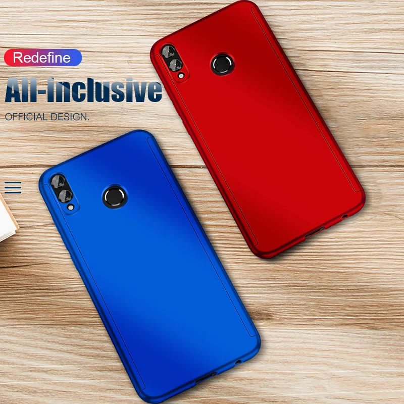 Роскошный 360 Полный Чехол чехол для телефона huawei Honor 9 Lite 10 8x чехол для Honor 10 8 Lite 8X Max чехол защитный чехол со стеклом