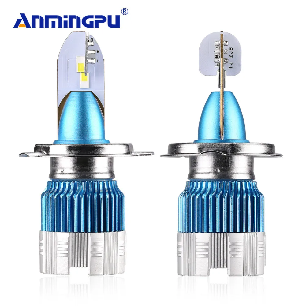 Anmingpu 2x Mi2 8000LM светодиодные лампы для фар 12 в 50 Вт H4 H7 H11 H8 H9 H1 9005/HB3 9006/HB4 CSP
