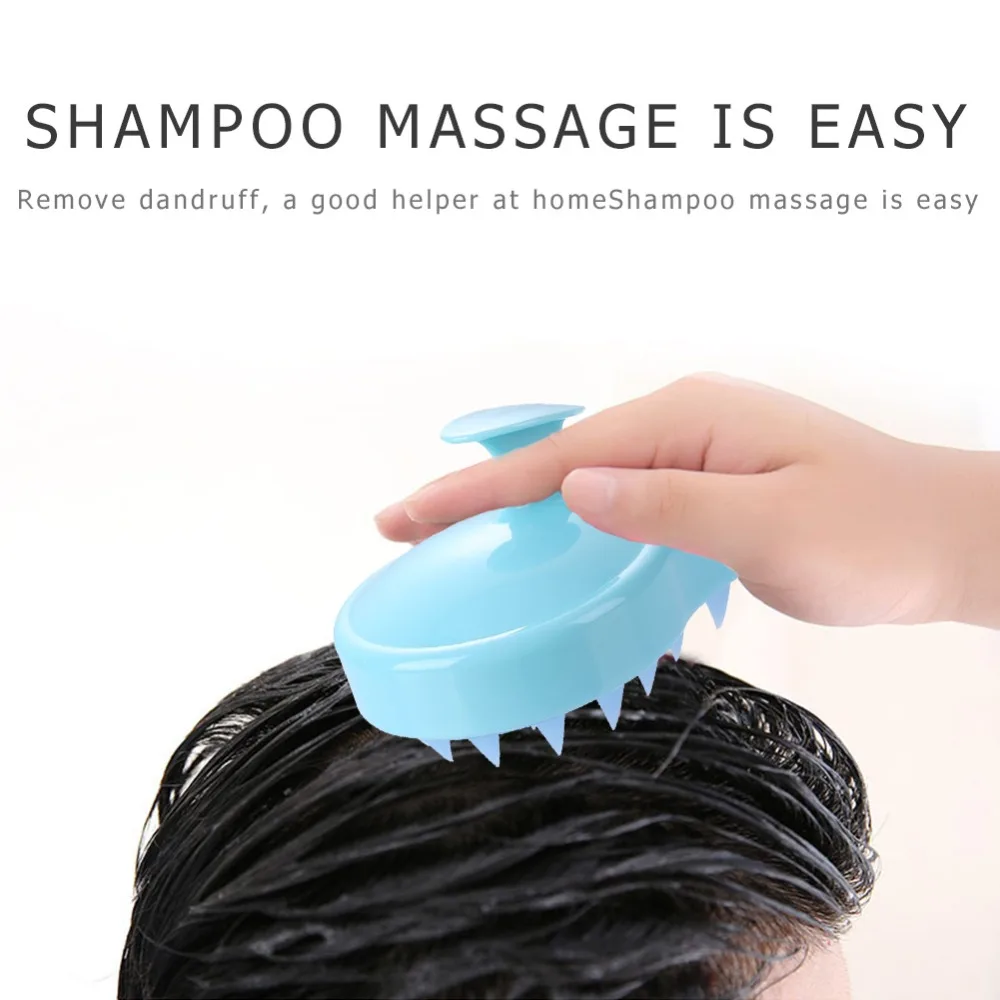 Silicone Shampoo Scalp Brush Massager Shower Body Washing Hair Massage Comb Spa Shower Brush Massage Relax for Family (3)