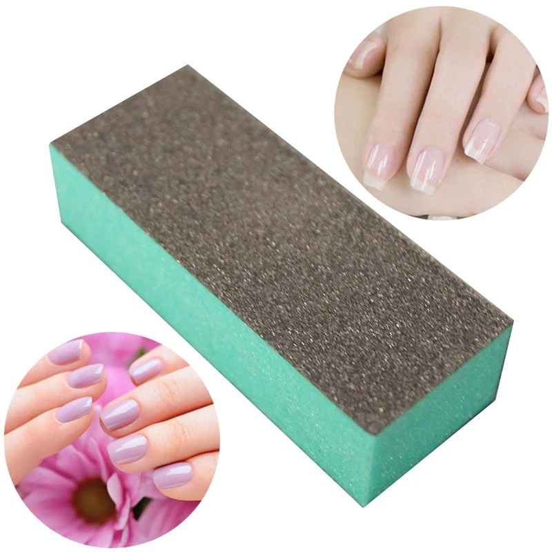 10pcs Sponge Nail Finishing Polisher 4 Way Buffer Buffing Block