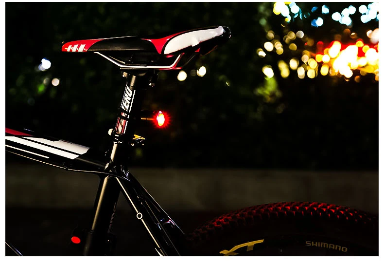 Best Waterproof IPX5 Intelligent Bicycle Light USB Rechargeable 5 Lumen Taillight Mini LED MTB Road Bike Cycling Rear Lights 11