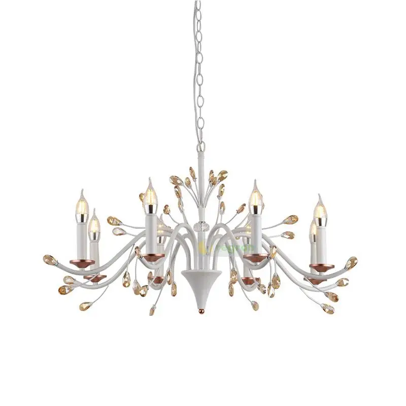 Потолочная люстра из кованого железа для ресторана гостиной|vintage chandelier|vintage style