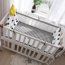 Летний детский комплект постельного белья Хлопок мультфильм сетка кроватка бампер постельное белье для детской кроватки комплект дышащая подушка «Корона» плоская простыня комплект детской кровати