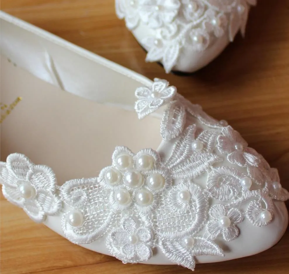 Весенне-летние дамские свадебные туфли с каблуком 3 см/4 5 см/8 5 см/11 см белые свадебные туфли с кружевом и жемчугом свадебные туфли для невесты