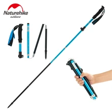 Naturehike Trekking Polen Folding Wandern Stick Faltbare Wandern Pole Trekking Stick Walking Stöcke Nordic Walking Sticks