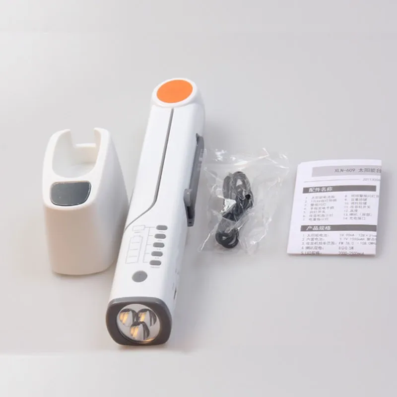 Автономная Солнечная настольная лампа с fm-радио USB для кемпинга ручной кривошипный фонарь со светодиодным фонариком на солнечной батарее динамо радио с зарядным устройством для телефона