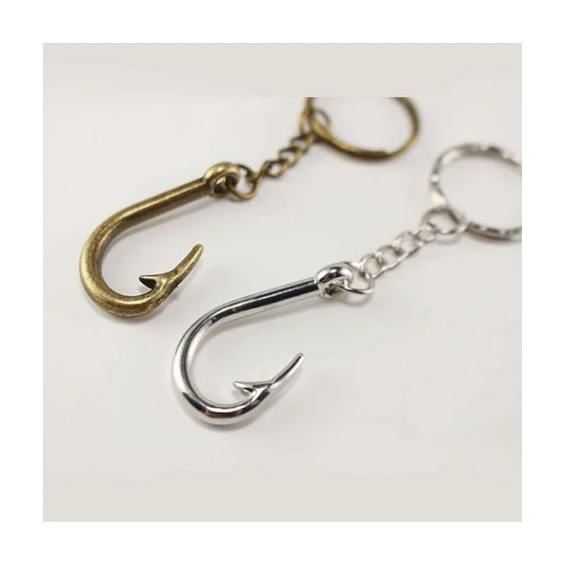 JEPHNE Vintage Fisch Haken Keychain Südlichen Redneck Angelhaken