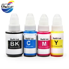 Ocinkjet 4 cores de alta qualidade à base água tinta corante para canon g1000 g1100 g1400 g3000 g490 g890 g série cartucho impressora a jato tinta