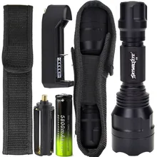 Bicycle light With Battery Charger Cycling Bike Head Front Light Tactical font b LED b font