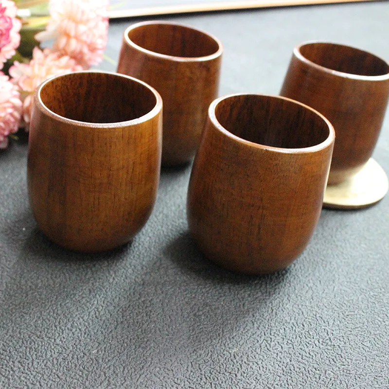 Buy wholesale 20PCS High quality nature Wood Tea Cup