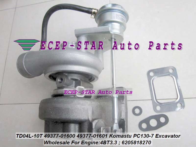 Турбокомпрессор TD04L 10T 49377 01600 01601 6205 81 8270 6205818270 Для Комацу PC130 7 экскаватора