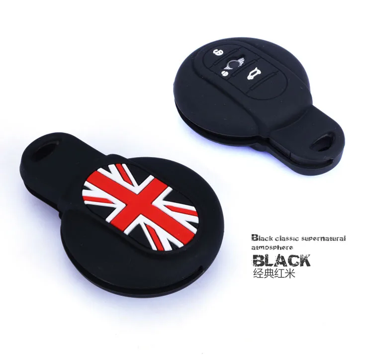 

3 Buttons FOB Silicone Key Cover Remote Case fit For Mini Cooper Poadster Coupe Countryman Paceman R55 R56 F55 F56