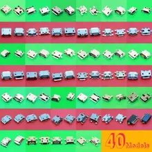 CK  40model micro usb connector jack charging socket female V8 Port plug 5Pin 7 Pin for Samsung Huawei Lenovo phone tablet pc